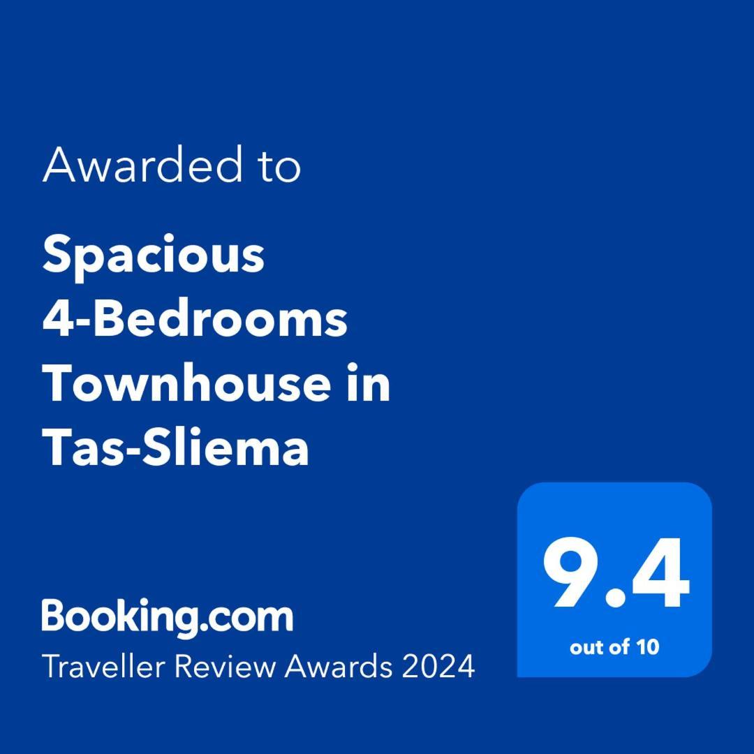 Spacious 4-Bedrooms Townhouse In Tas-Sliema Ngoại thất bức ảnh